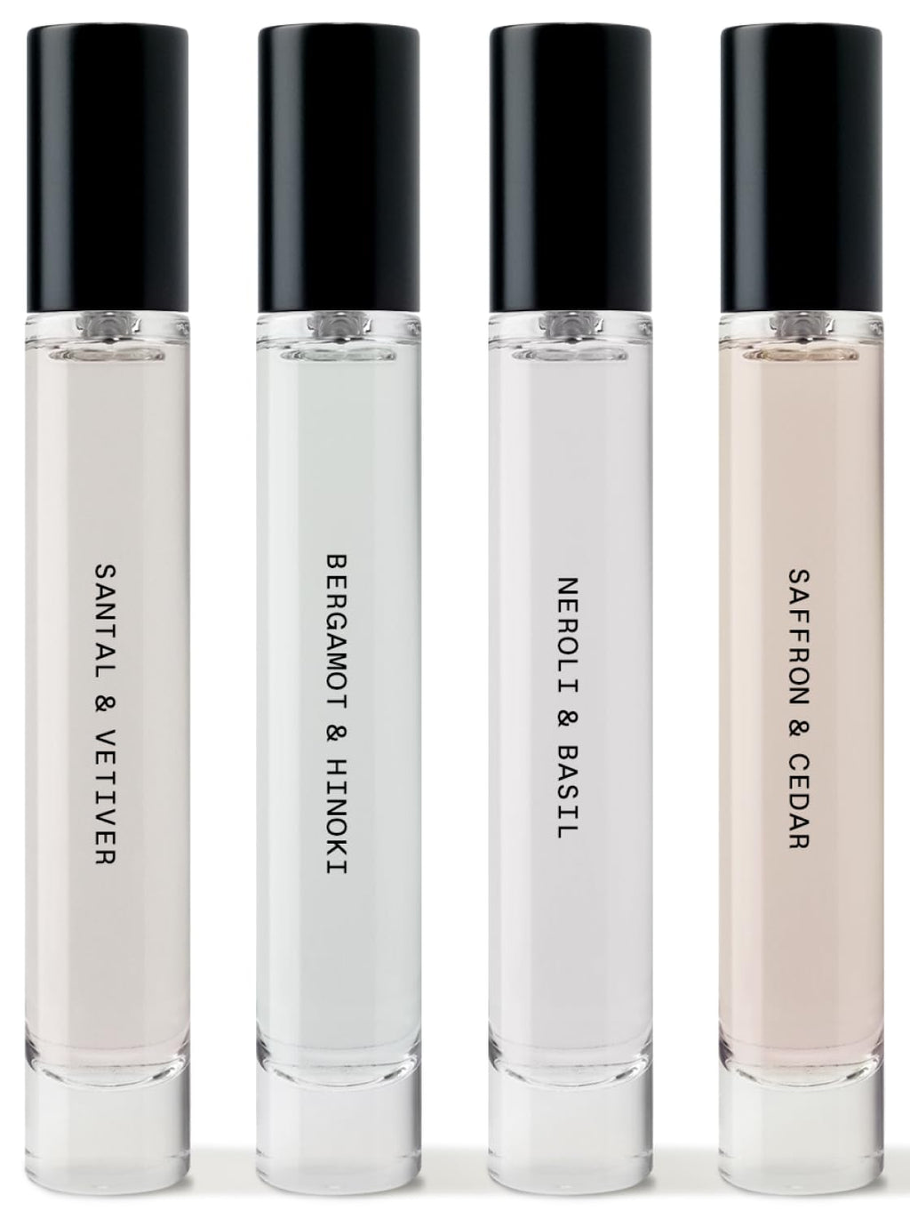 Body Mist Discovery Set, 4 Mini Fragrance Sprays, 0.34 oz Each B276