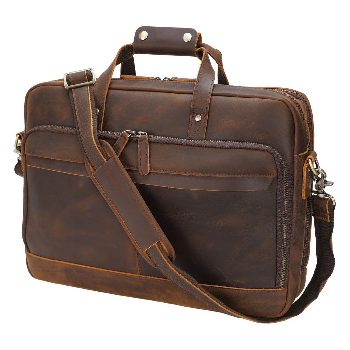 Leather Laptop Briefcase A69831