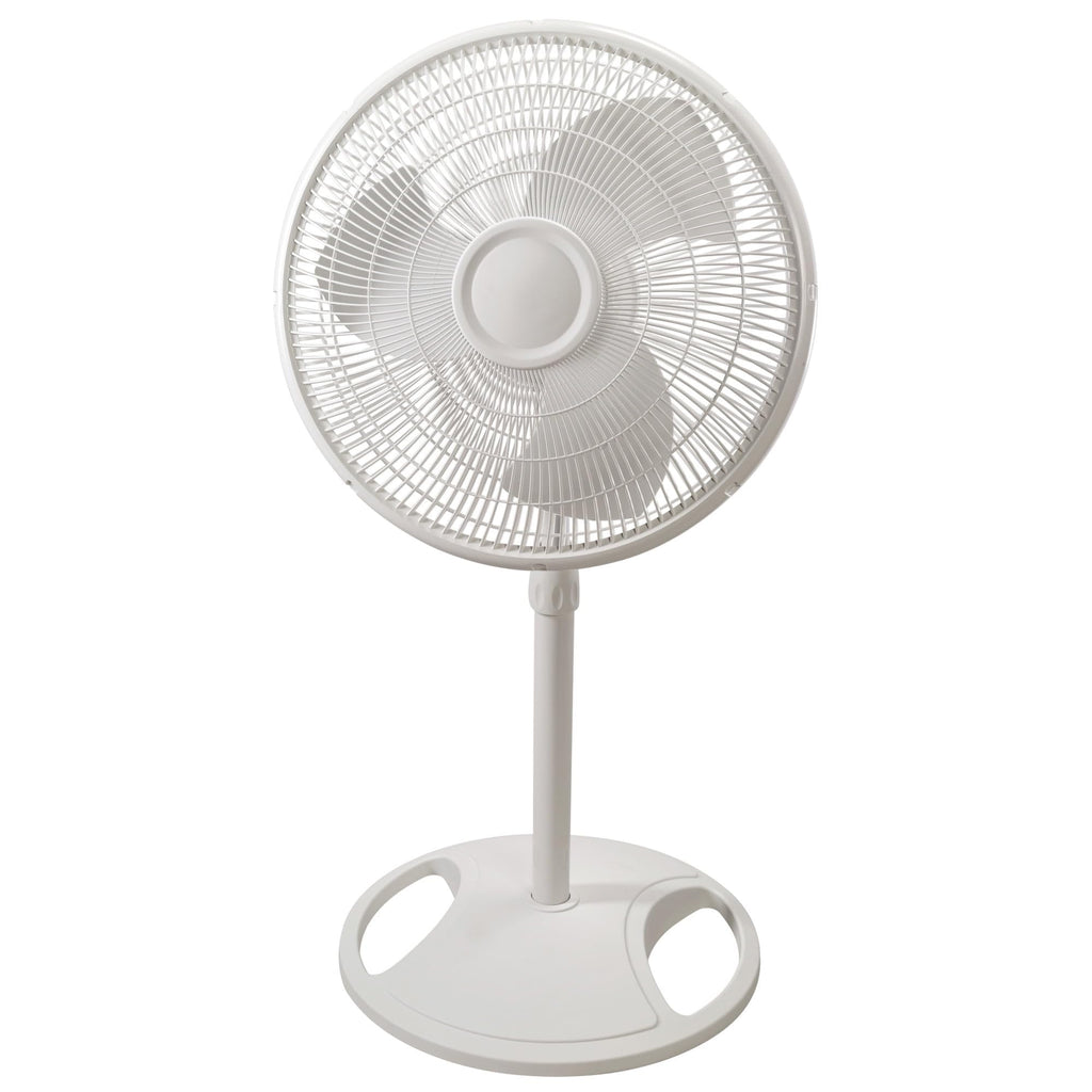 16" Oscillating 3-Speed Pedestal Fan White N3644