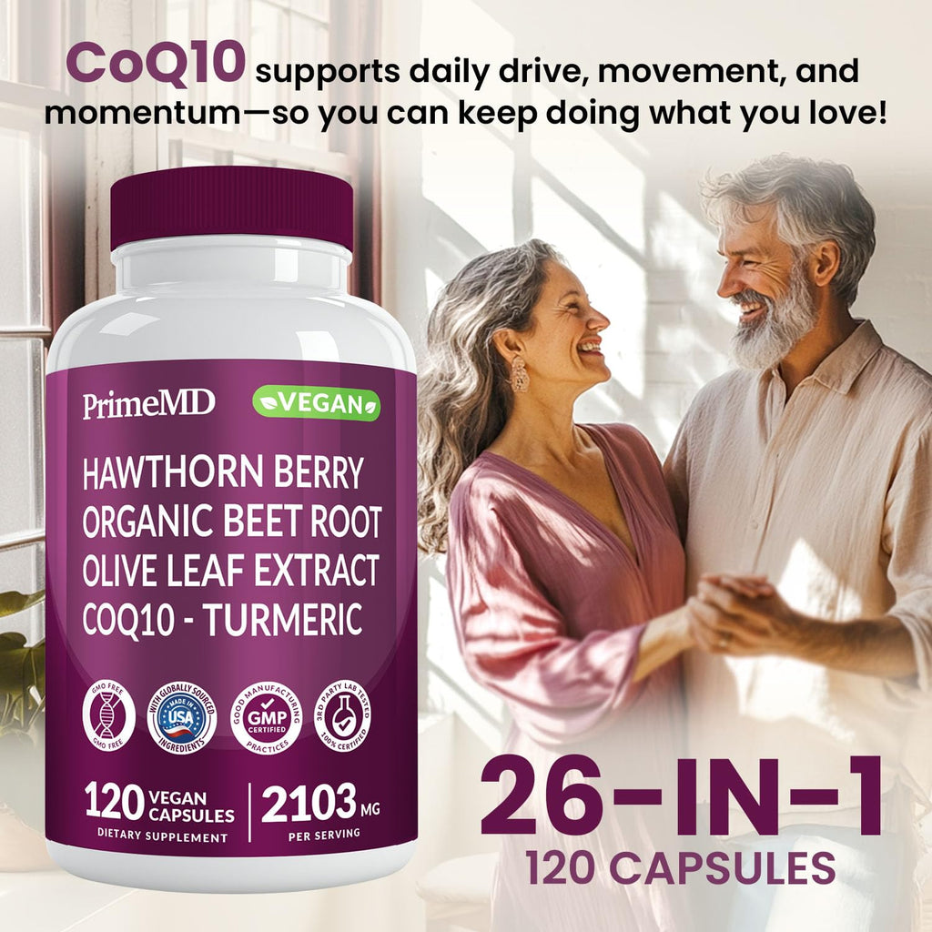 120 Caps Beet Root & CoQ10 Nitric Oxide Support E315