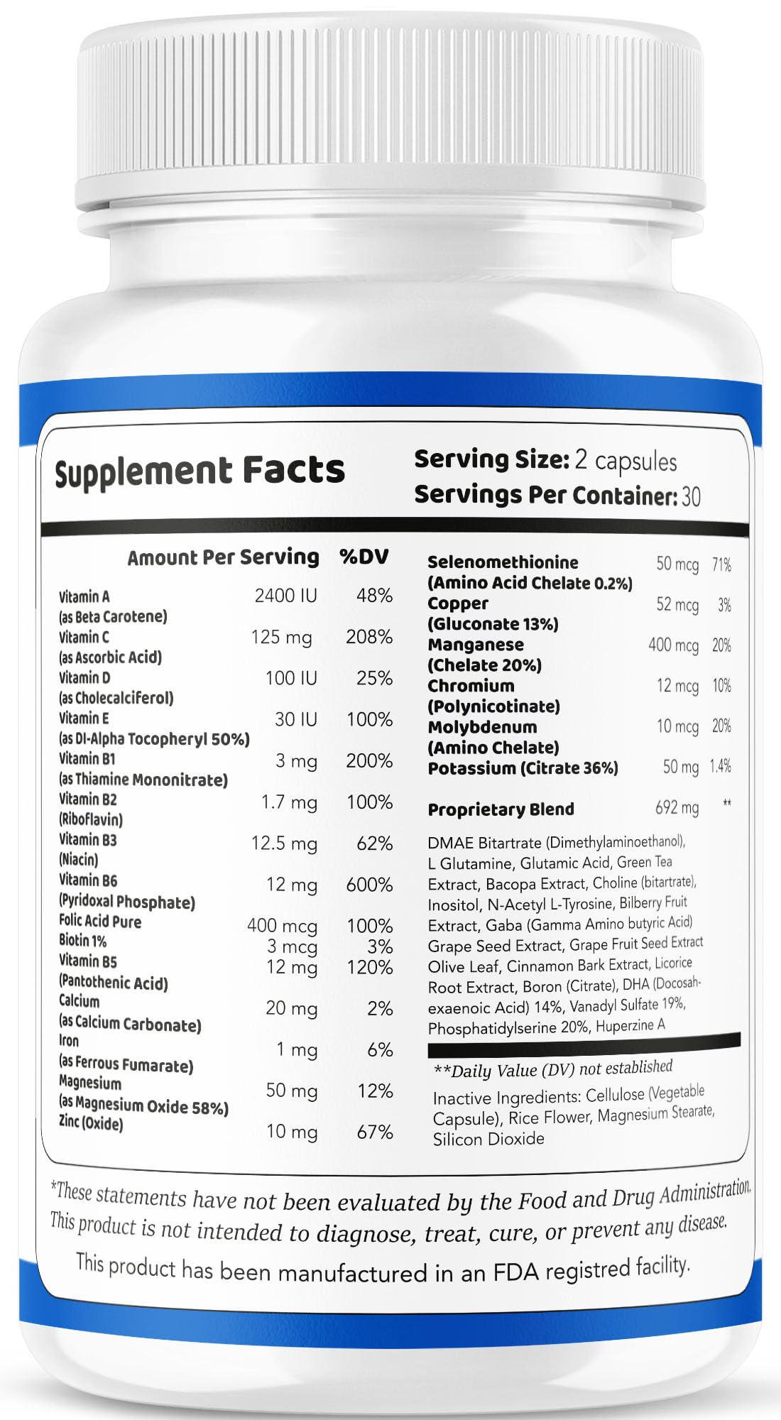 3 Pack Memory Capsules 180 Capsules H172