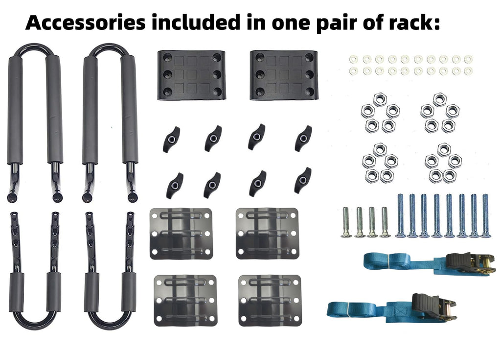 2 Pairs Kayak Roof Rack N272552