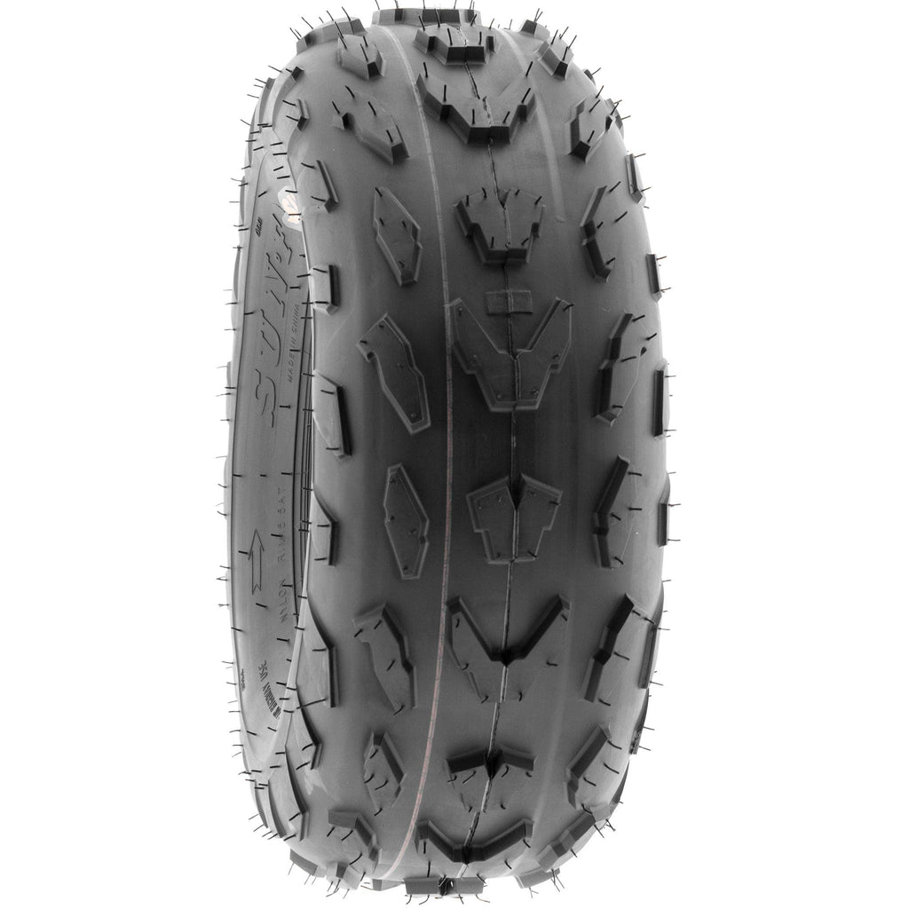 18x7-7 Directional Knobby Tread Tubeless ATV Tires Set of 4 R598