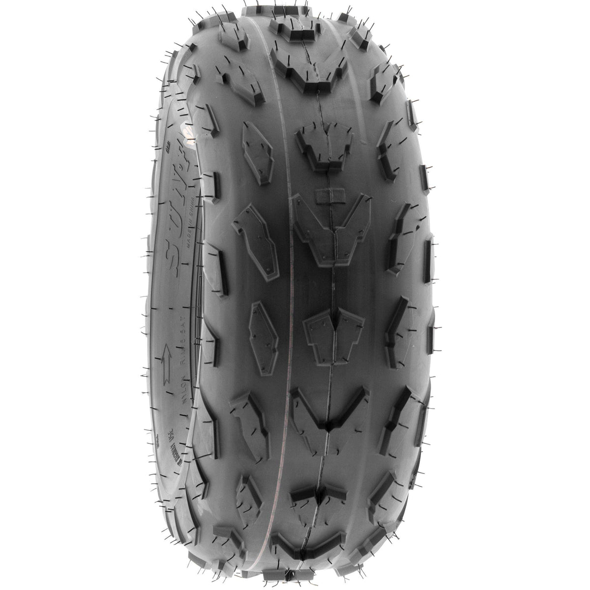 18x7-7 Directional Knobby Tread Tubeless ATV Tires Set of 4 R598
