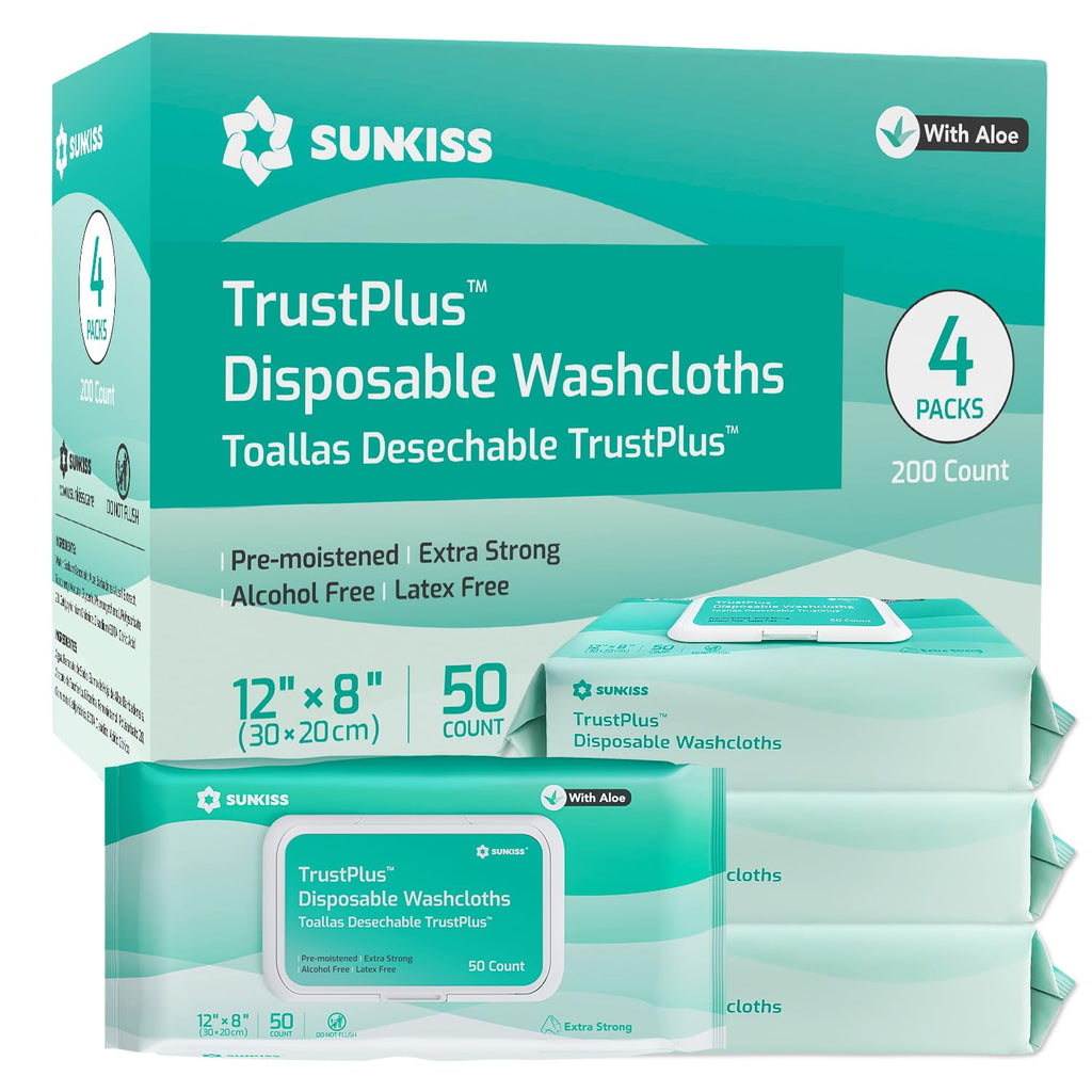 Large Incontinence Disposable Underwear 16 Count & Wet Wipes 200 Count E743713