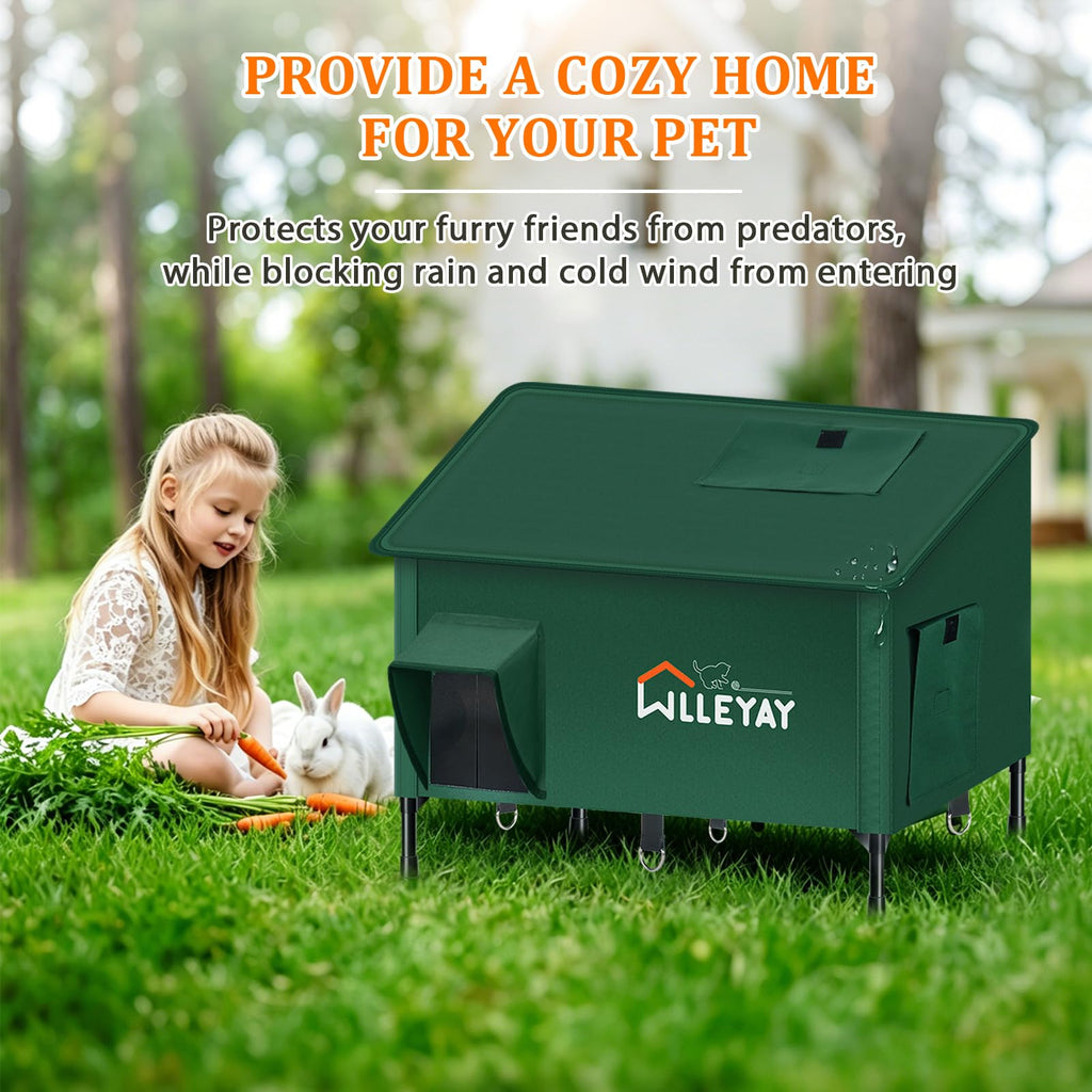 Extra Large Collapsible Heated Cat House S495