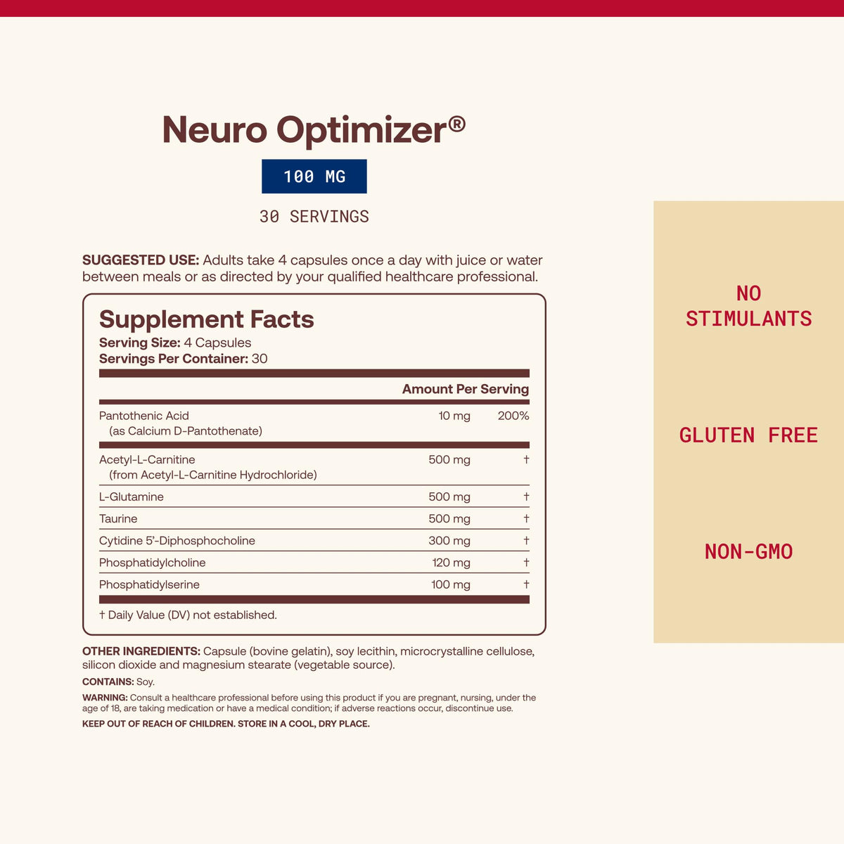 120 Capsules Neuro-Nutrient O59558