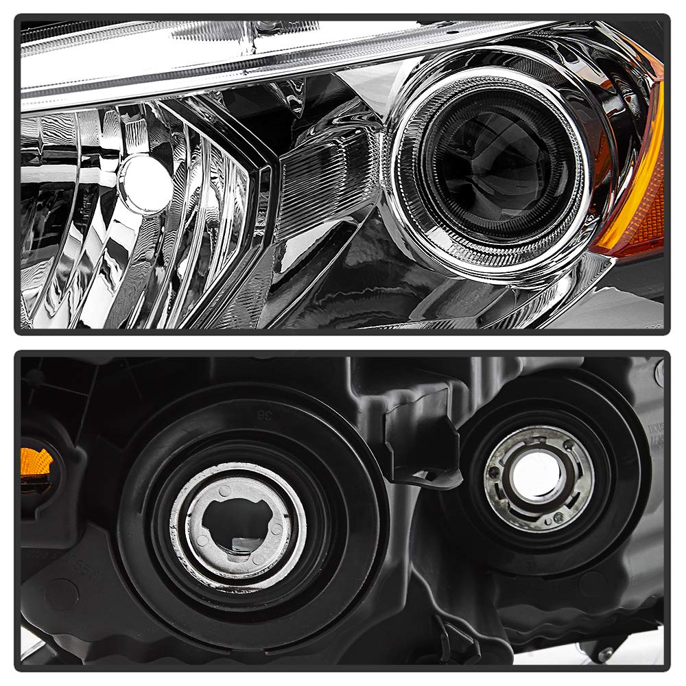 Chrome Housing Headlights Headlamps U893006