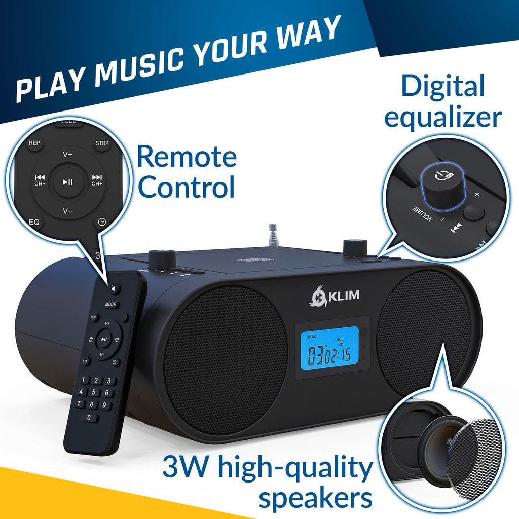Portable CD Player Boombox with AM FM Radio and Bluetooth U586757