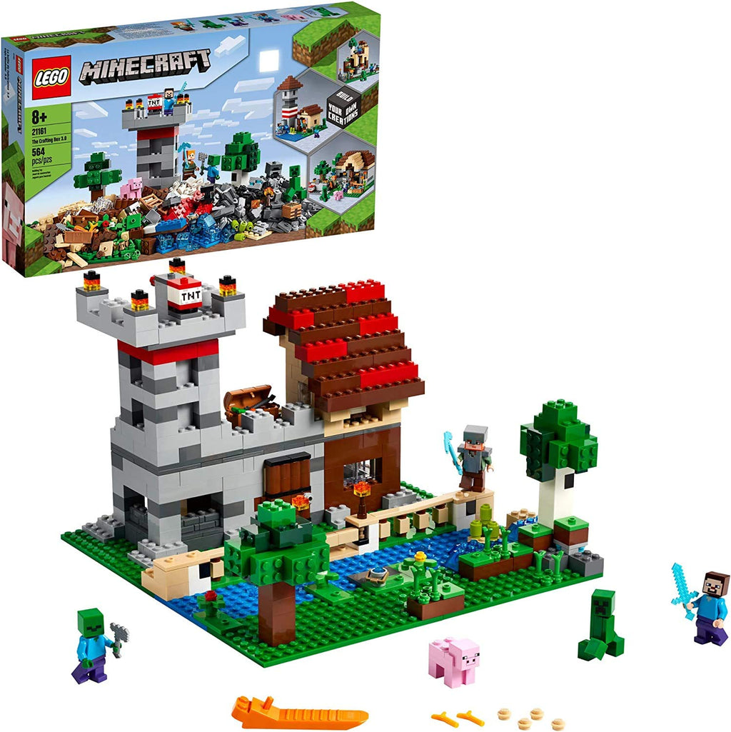 Minecraft Brick Construction Toy and Minifigures 564 Pieces O503502