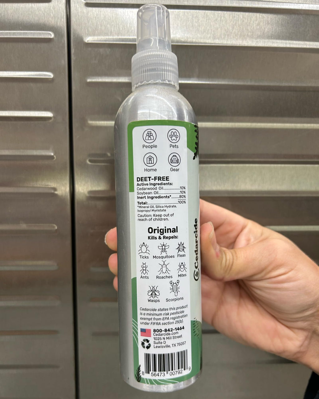 Cedar Oil Spray for Ticks, Fleas, Chiggers & Mosquitoes O5956