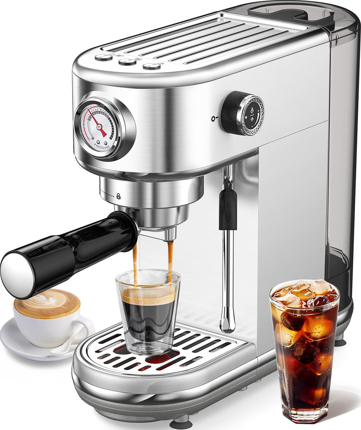 20 Bar Espresso Machine with Milk Frother C172246
