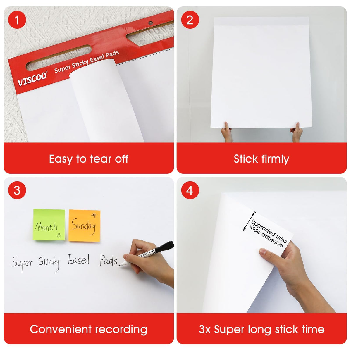 Thickened Sticky Easel Pad 25x30In 10 Pack X370