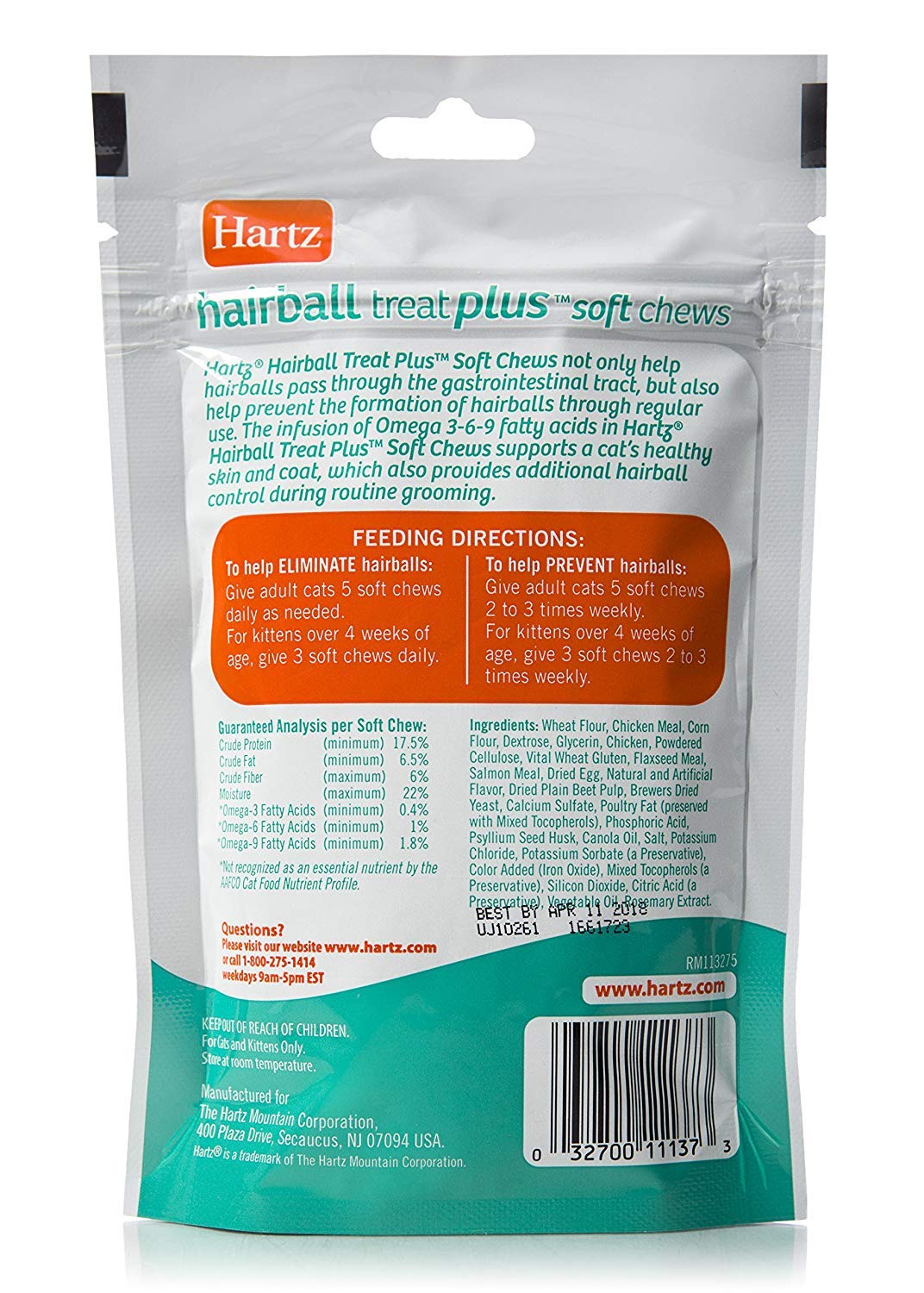 Chicken Flavored Soft Chews for Cats and Kittens S7453