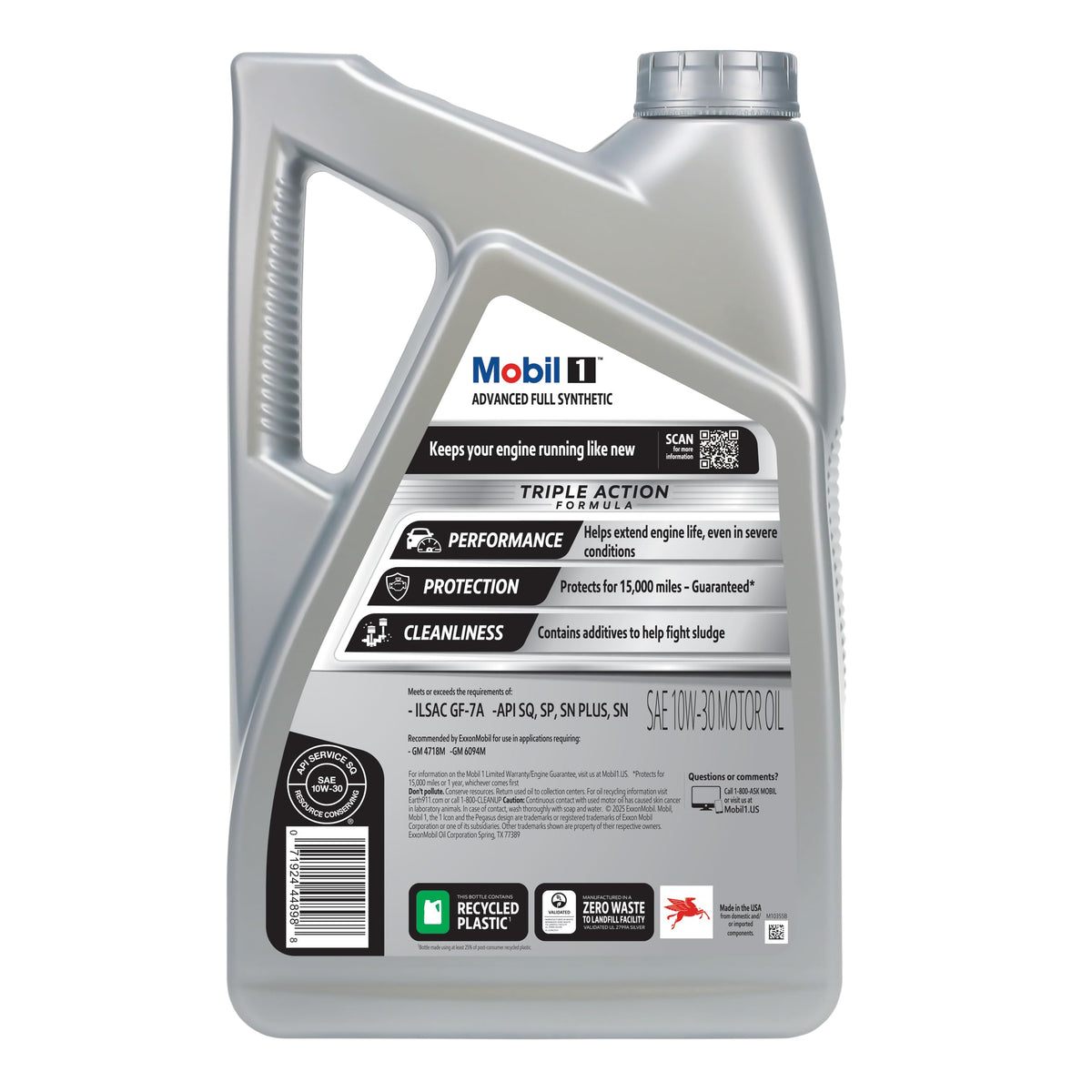 Full Synthetic 10W-30 Motor Oil 5 Quart I102