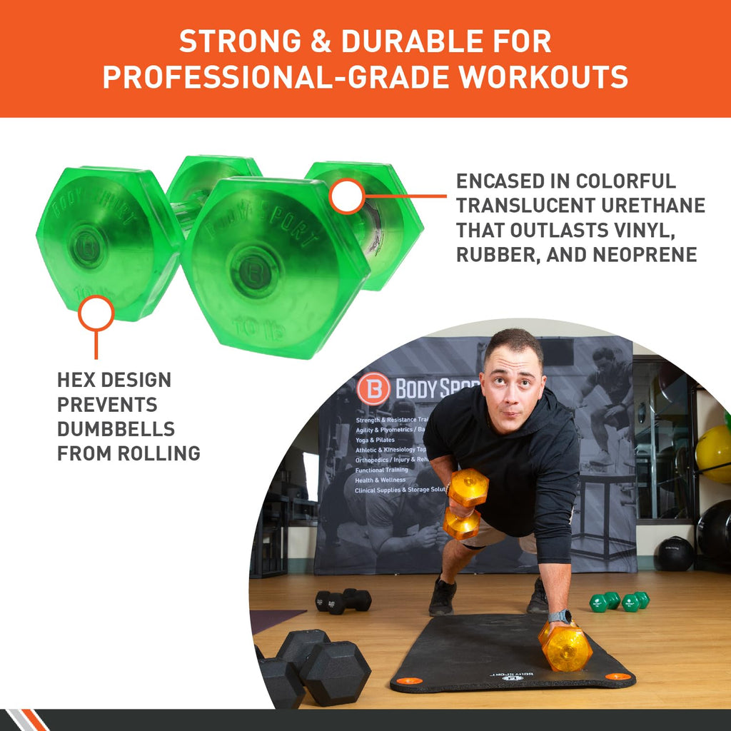 Urethane Aerobic Dumbbells Pair A92758
