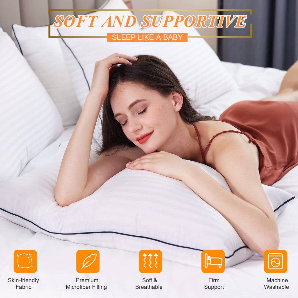 King Size Bed Pillows Set of 2 V3828