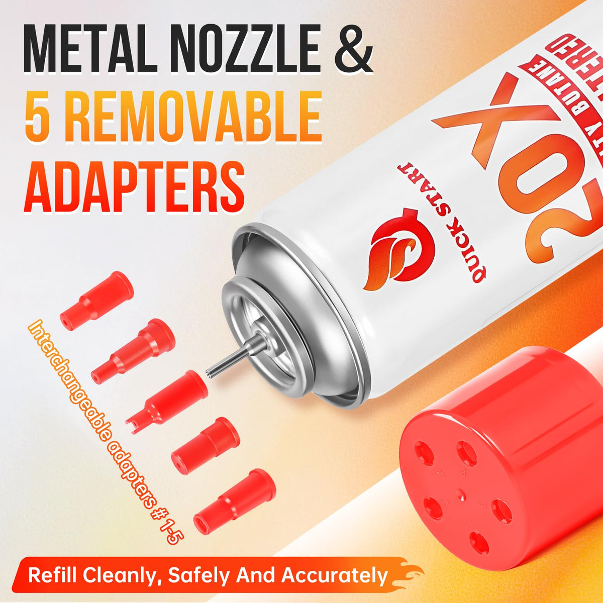 12 Pack Universal Butane Fuel Refill N754552
