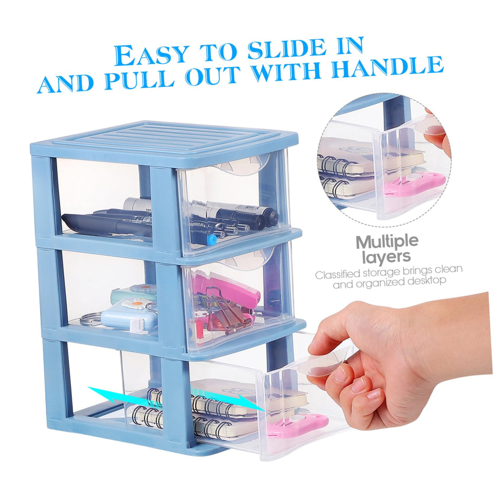 3-Drawer Plastic Storage Organizer L436618