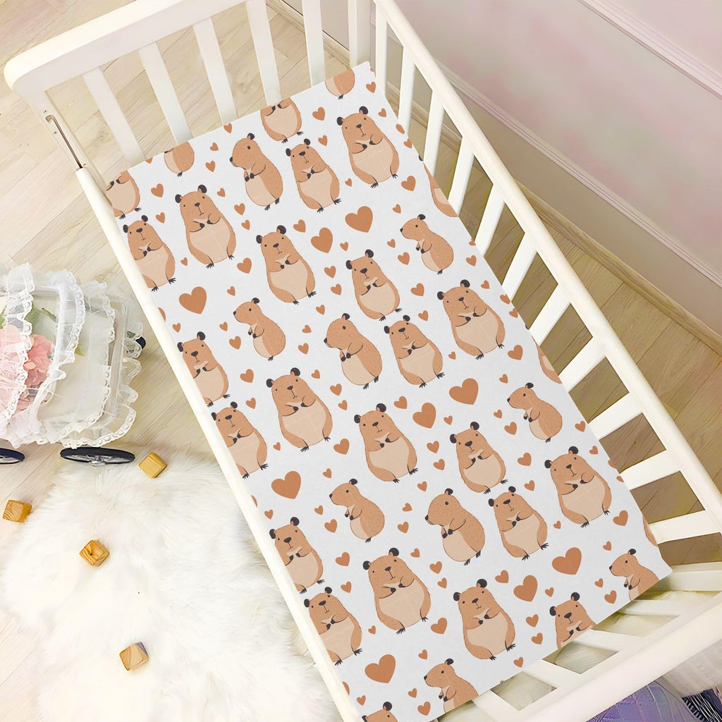 Soft Breathable Microfiber Crib Sheet T9785