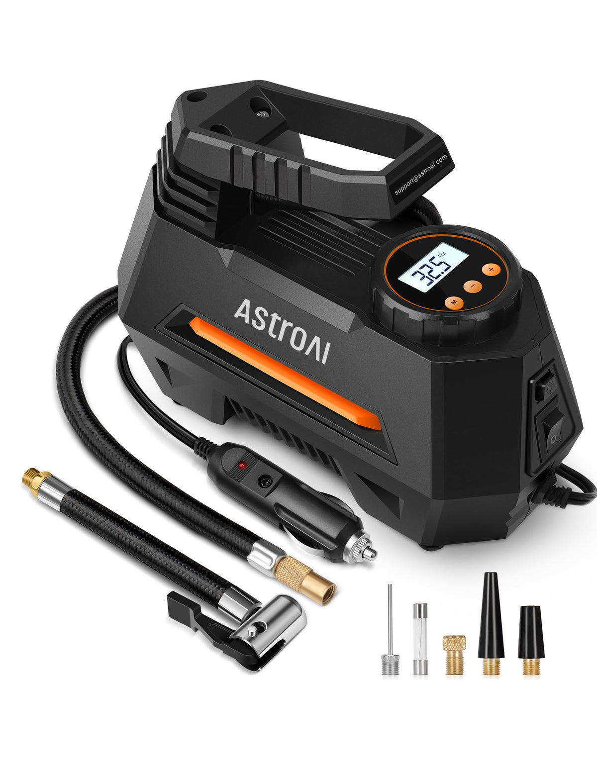 Portable Air Compressor 12V DC Tire Inflator O5503