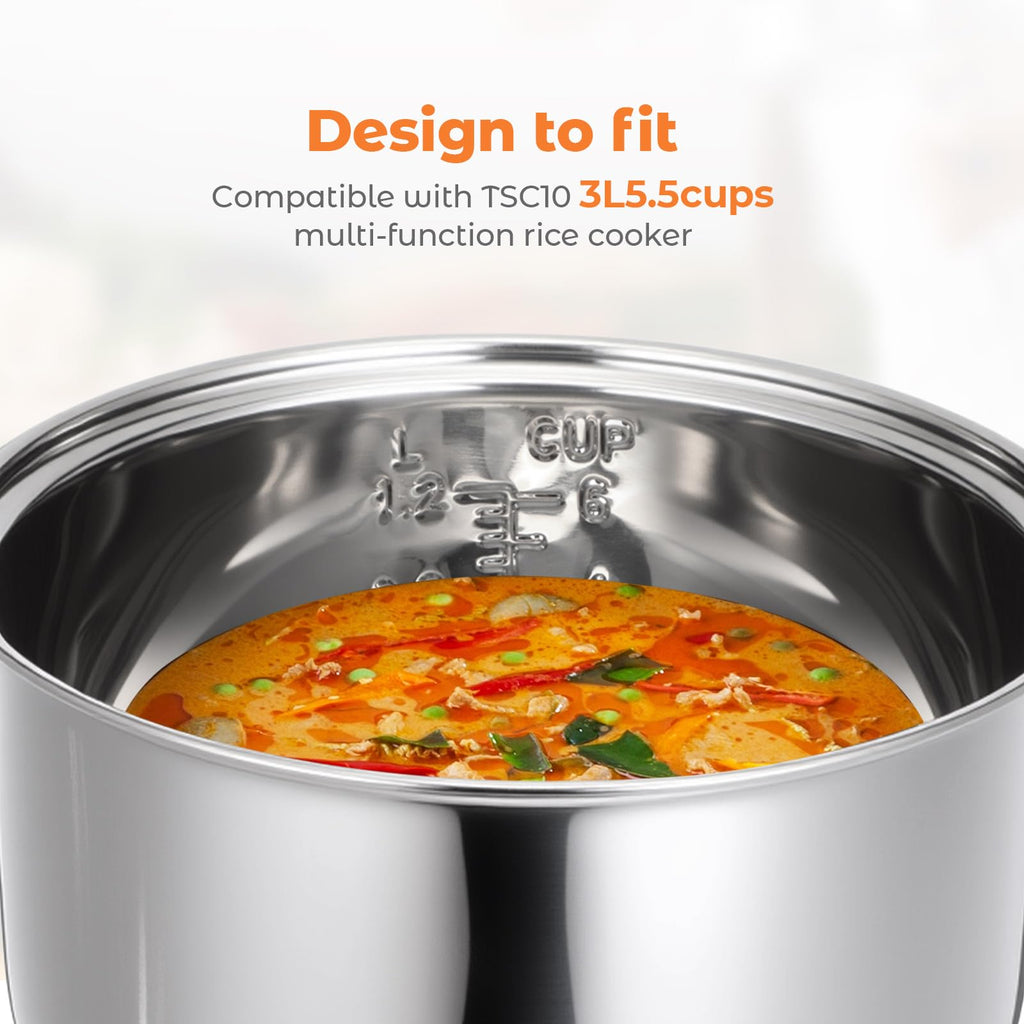 304 Stainless Steel Inner Pot 5.5 Cups Rice Cooker I3604