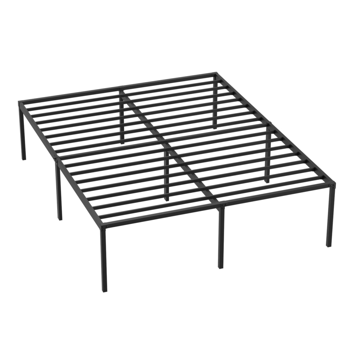 18 Inch Metal Full Bed Frame with Storage O87855