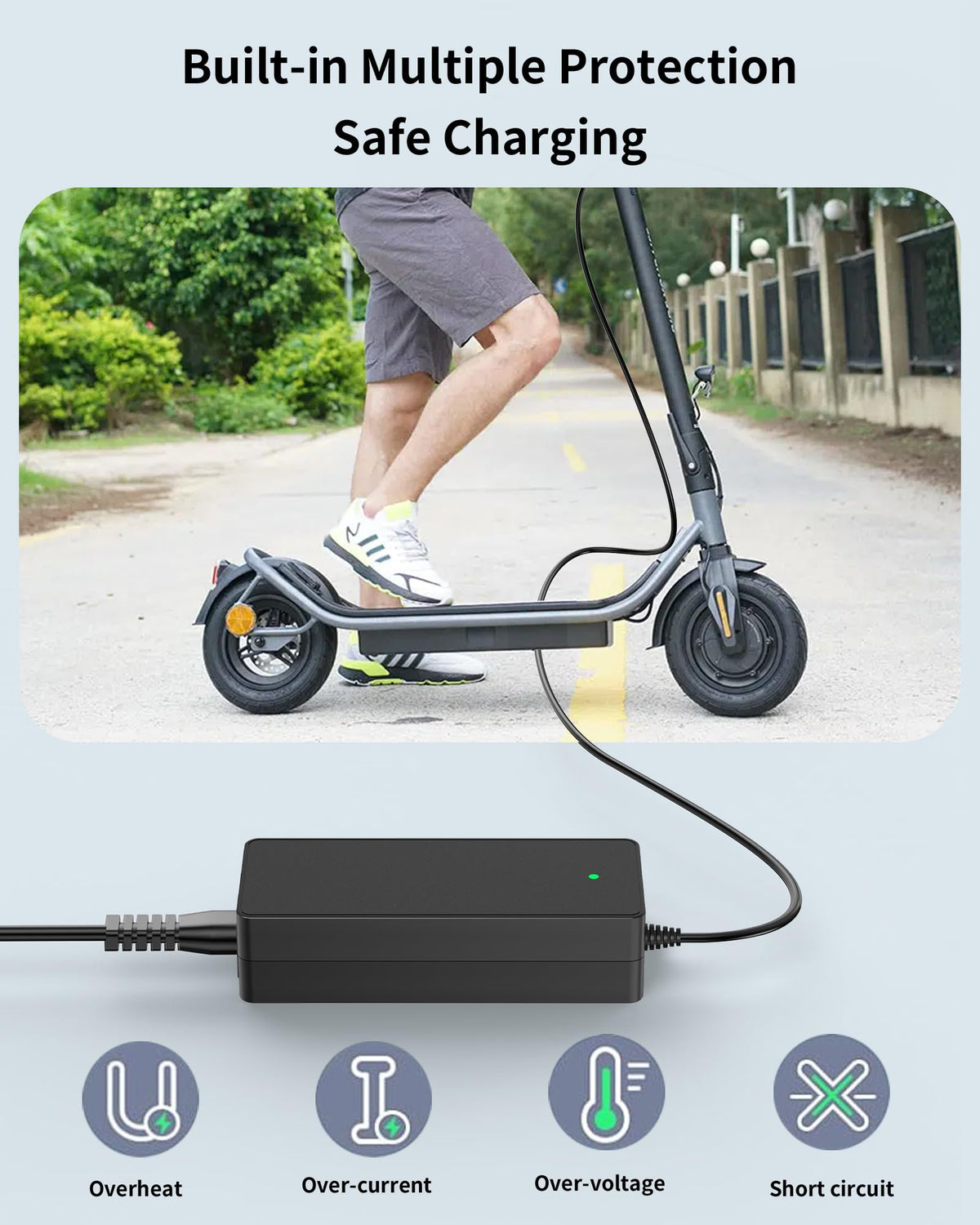 42V 2A Electric Scooter Charger Z8390