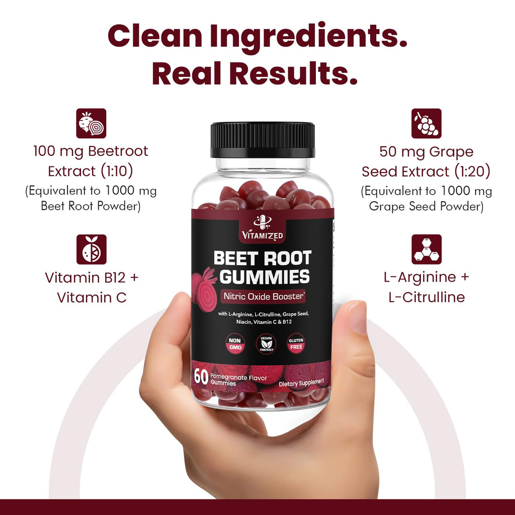 Beet Root Gummies with Grape Seed G413