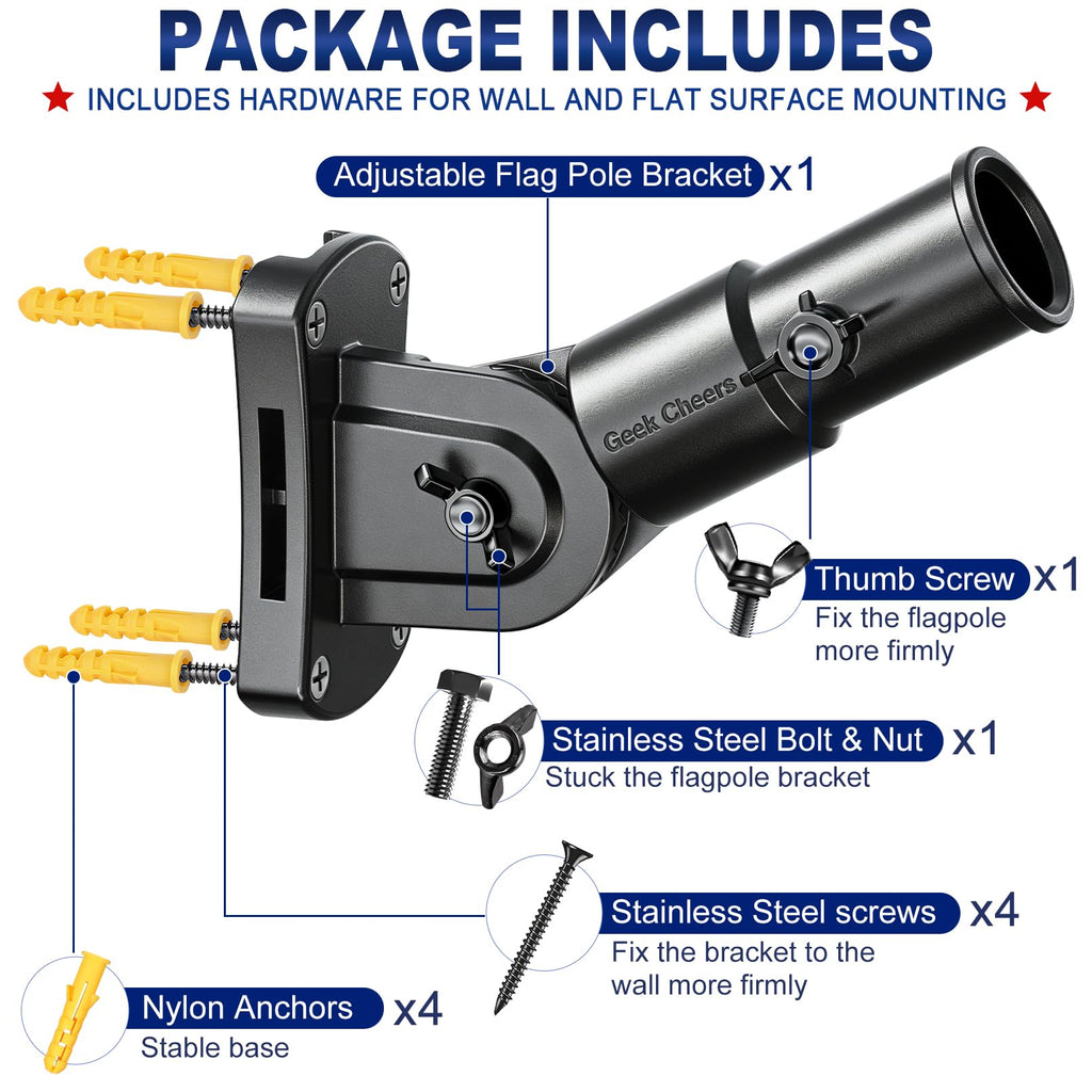 Heavy Duty Stainless Steel Flag Pole Holder I8243