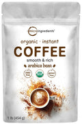 Organic Instant Coffee 1lb Powder Medium to Dark Roast Z691