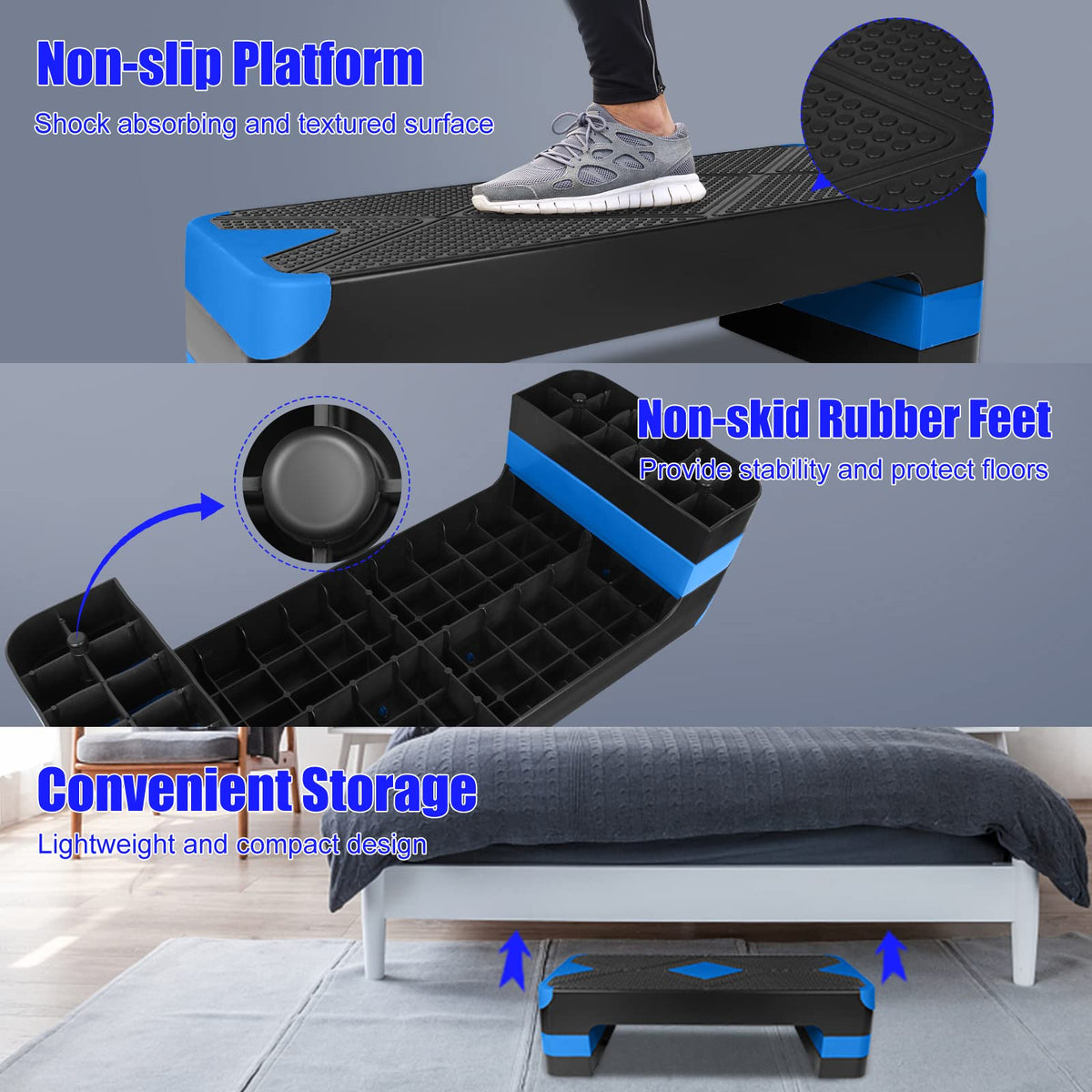 Adjustable Aerobic Stepper B756