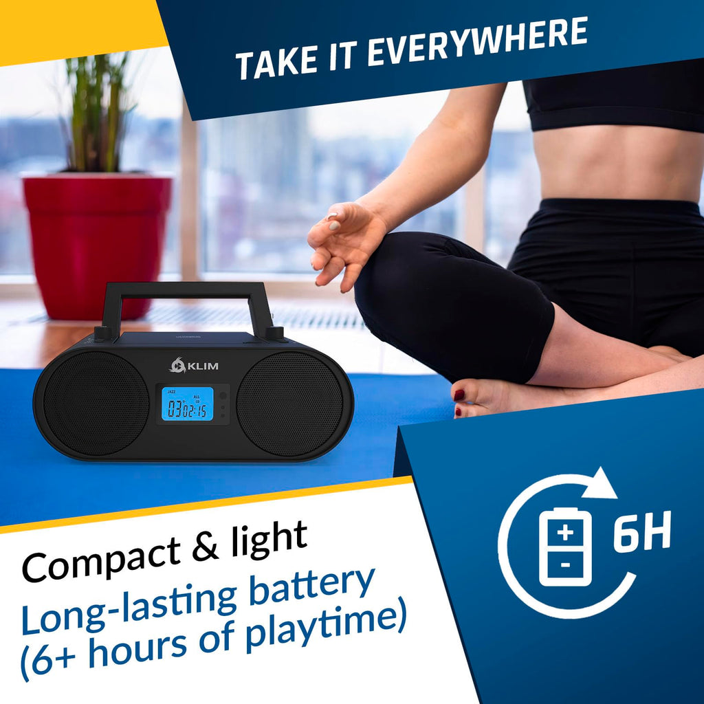 Portable CD Player Boombox with AM FM Radio and Bluetooth U586757