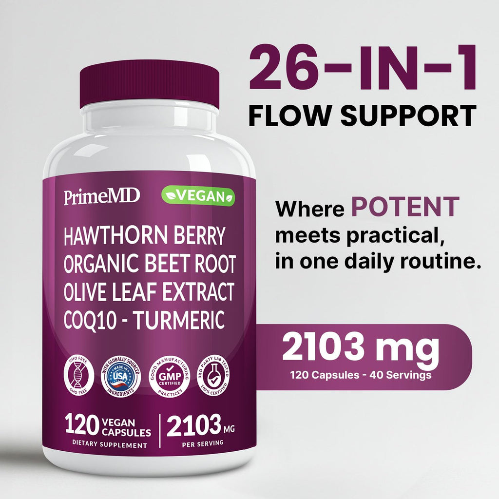 120 Caps Beet Root & CoQ10 Nitric Oxide Support E315