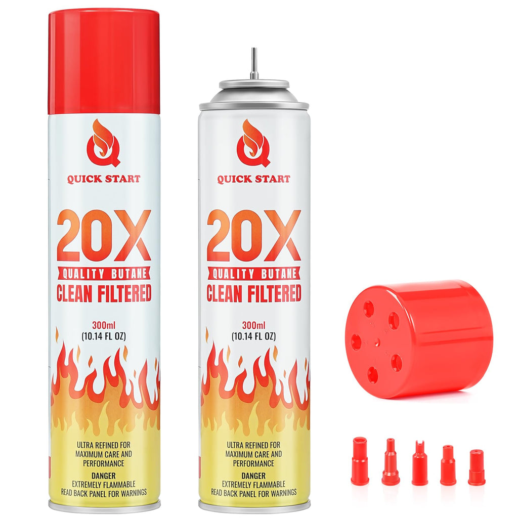 12 Pack Universal Butane Fuel Refill N754552