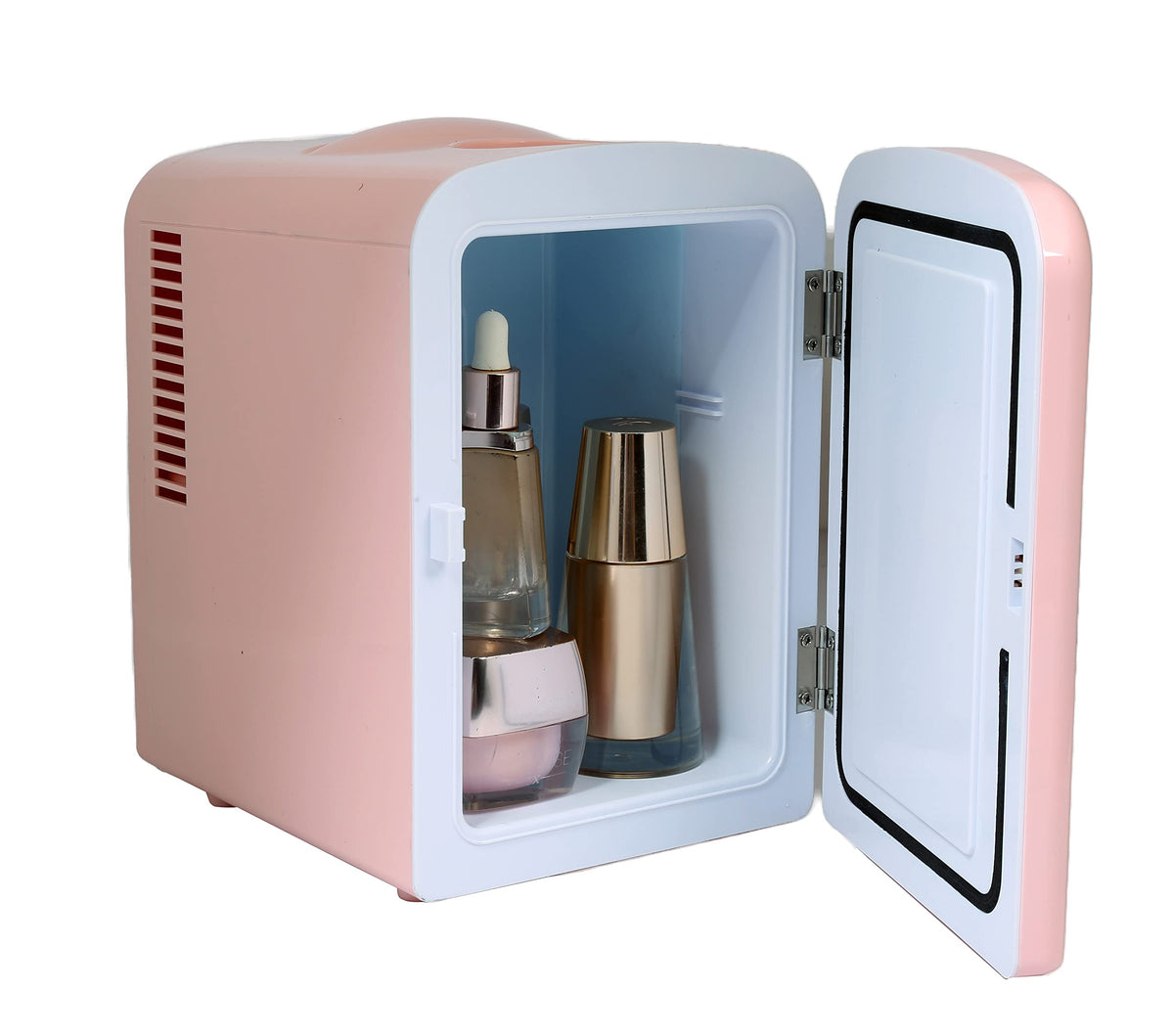 Mini Portable Compact Personal Fridge, 4 Liter Capacity, Pink N89249