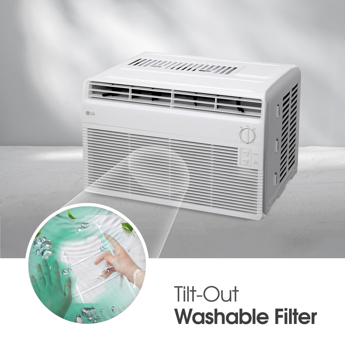 5000 BTU White Window Air Conditioner Z83037