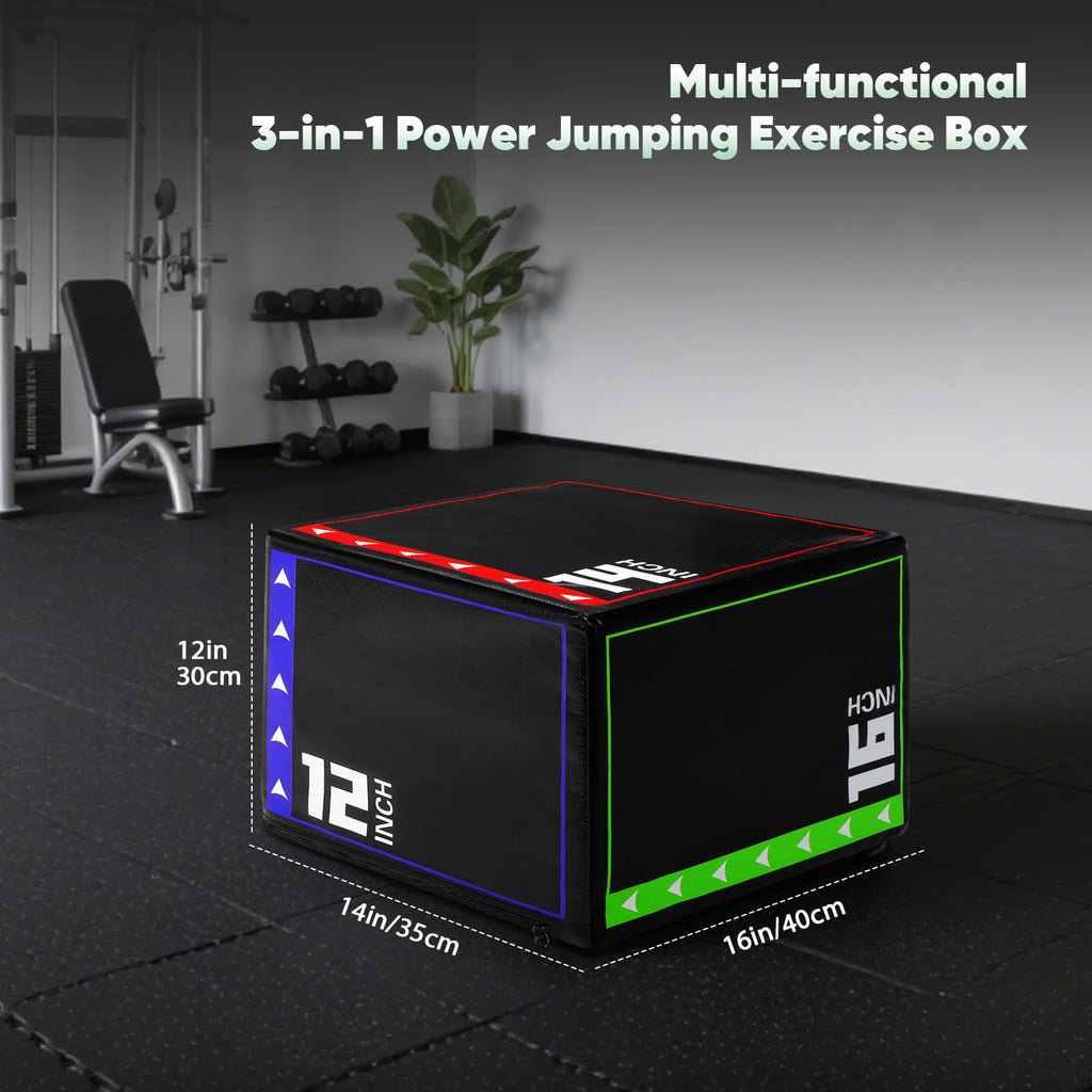 3 in 1 Foam Plyometric Jump Box V50662