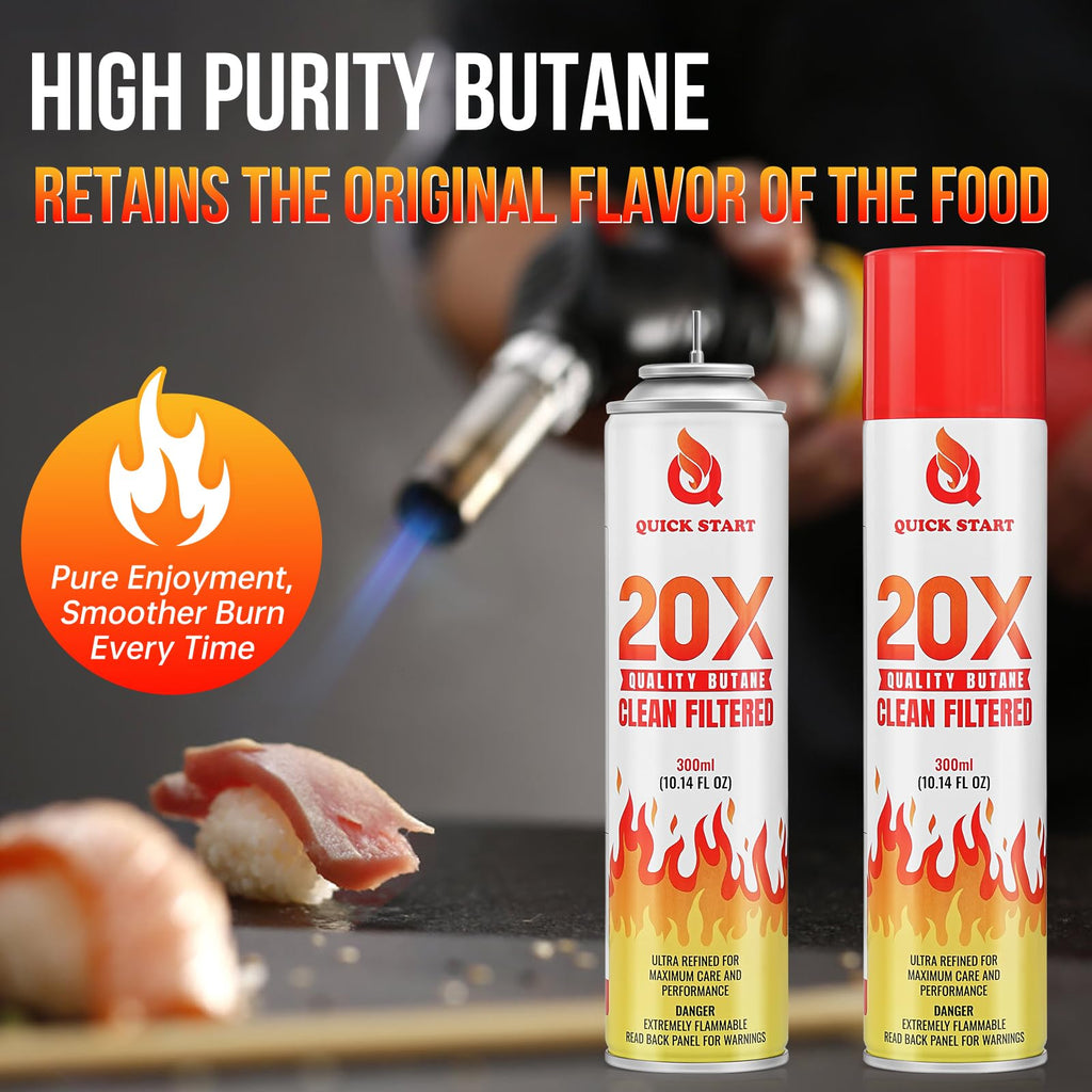 12 Pack Universal Butane Fuel Refill N754552