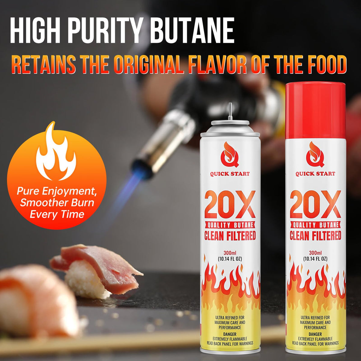 12 Pack Universal Butane Fuel Refill N754552