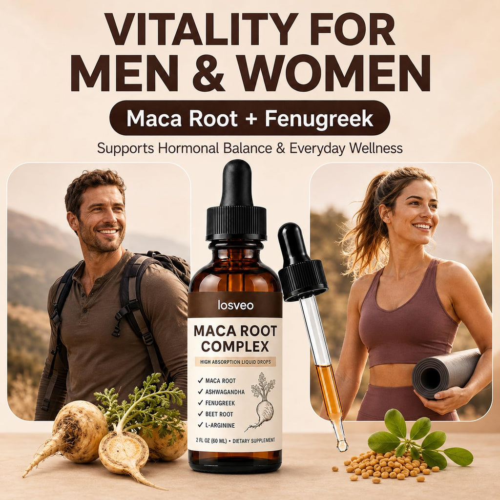 Maca Root Complex Drops with Ashwagandha, Fenugreek, Beet Root & L-Arginine, 2floz Q113448