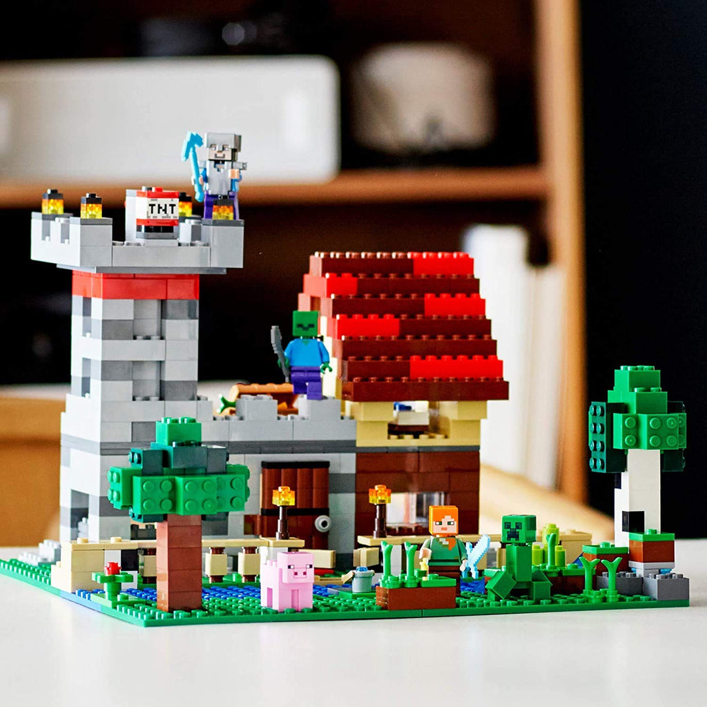 Minecraft Brick Construction Toy and Minifigures 564 Pieces O503502
