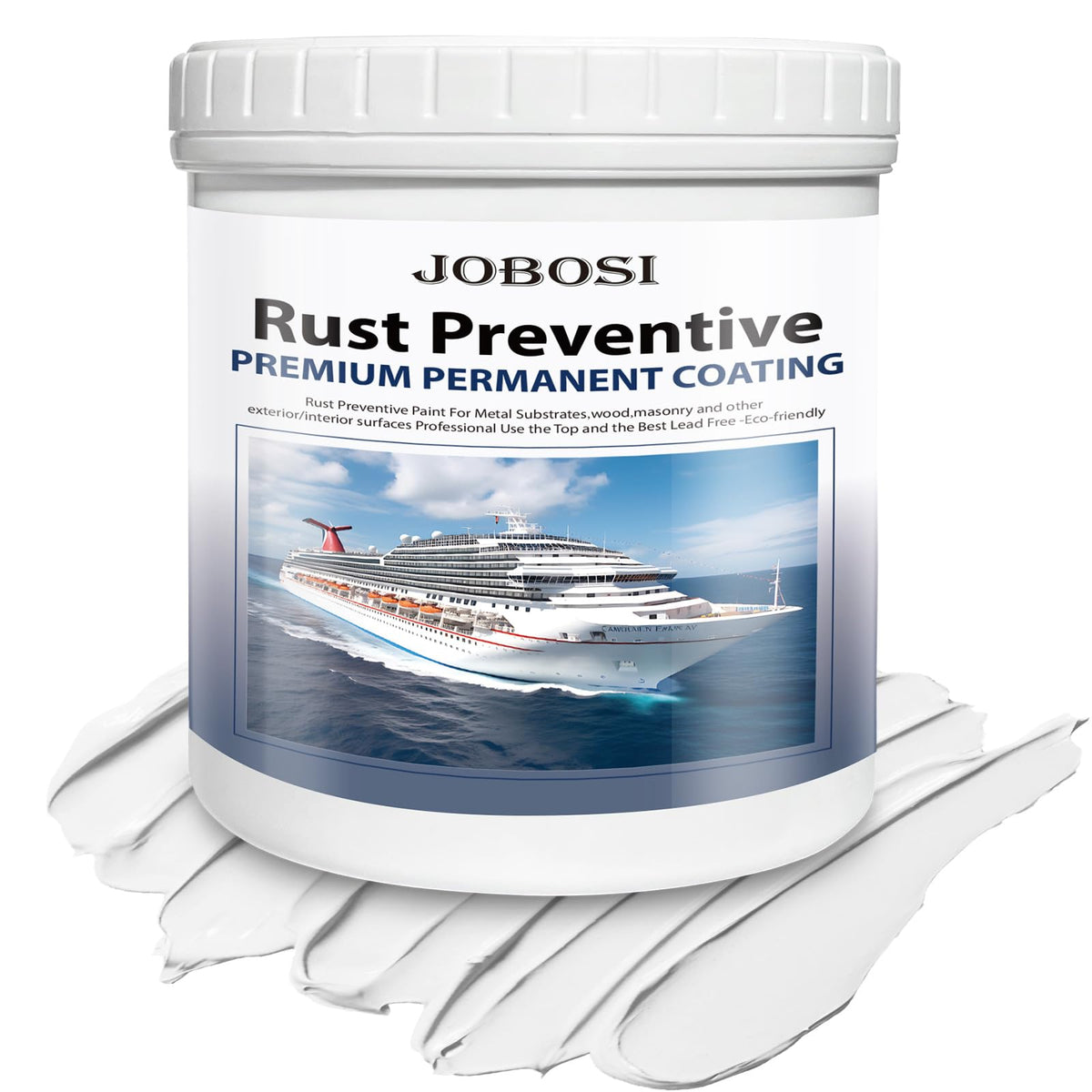 White Marine-Grade Water-Based Rust Preventative Paint 32 FL Oz W7189