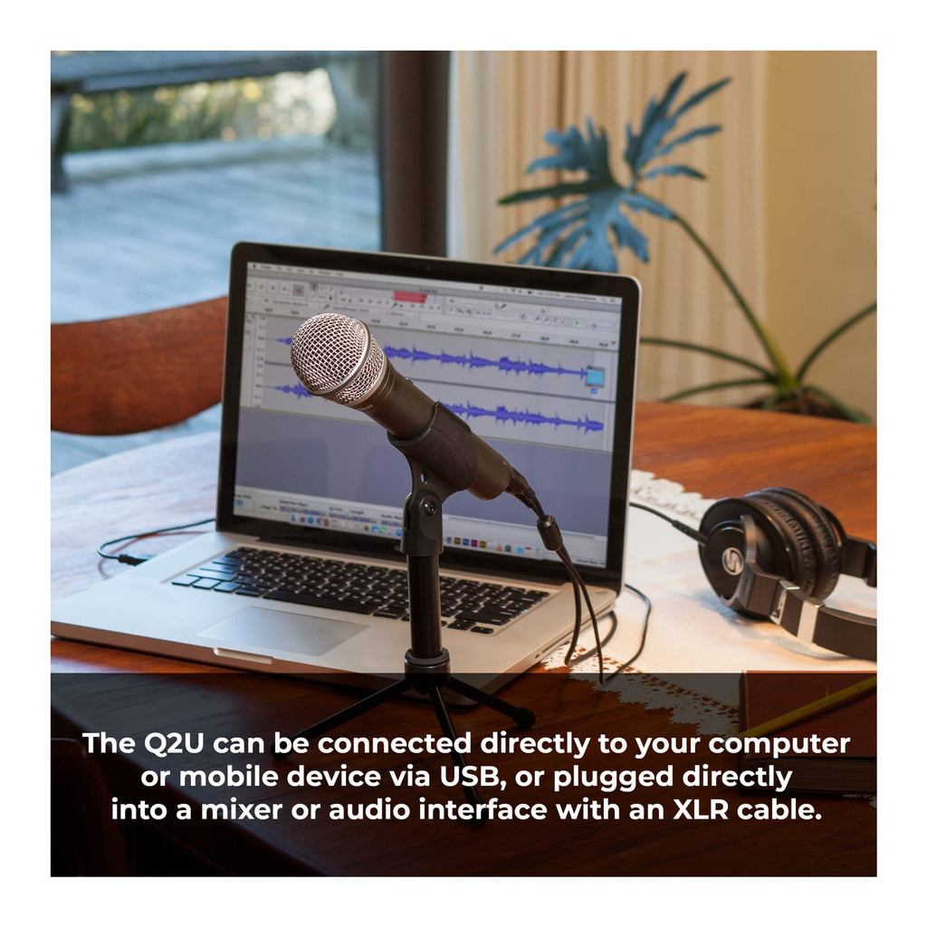 Black USB/XLR Dynamic Microphone Pack N67573