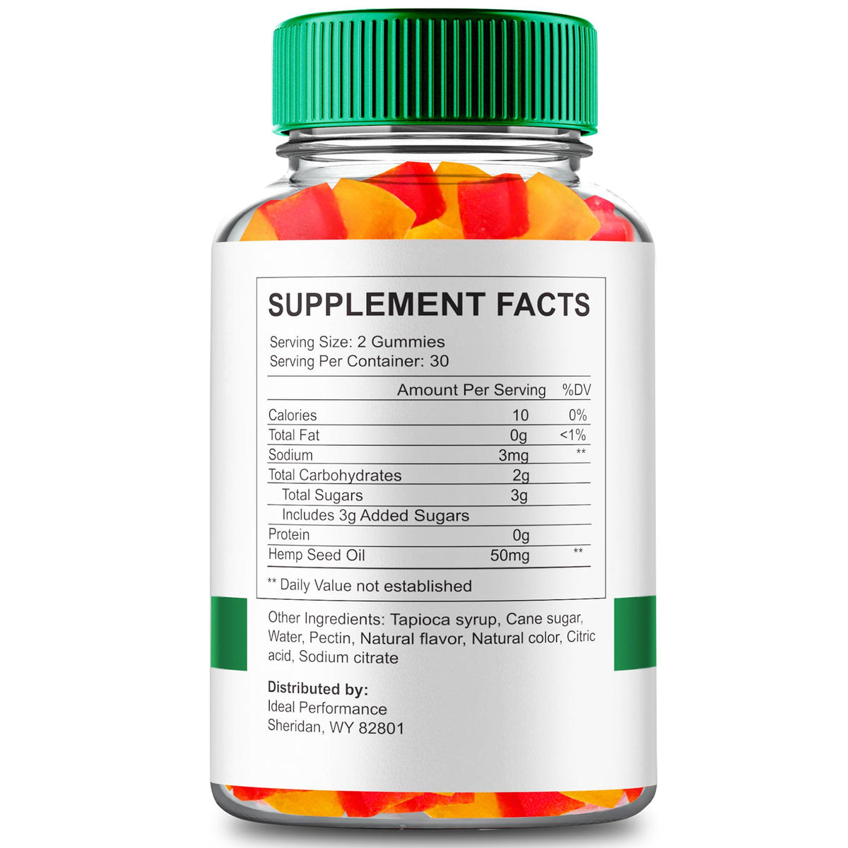 Hemp Gummies Maximum Strength All Natural 5 Pack Q5199