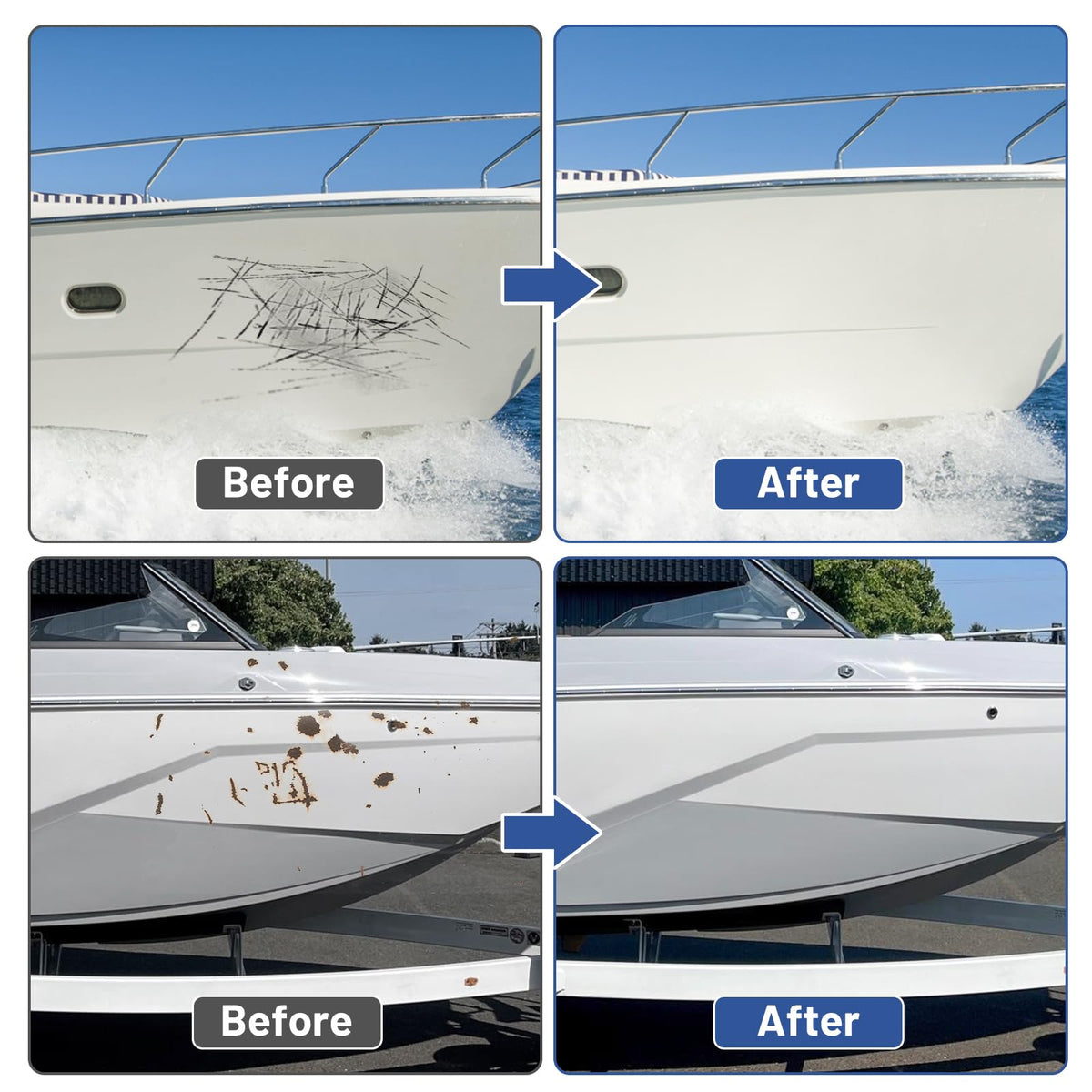 White Marine-Grade Water-Based Rust Preventative Paint 32 FL Oz W7189
