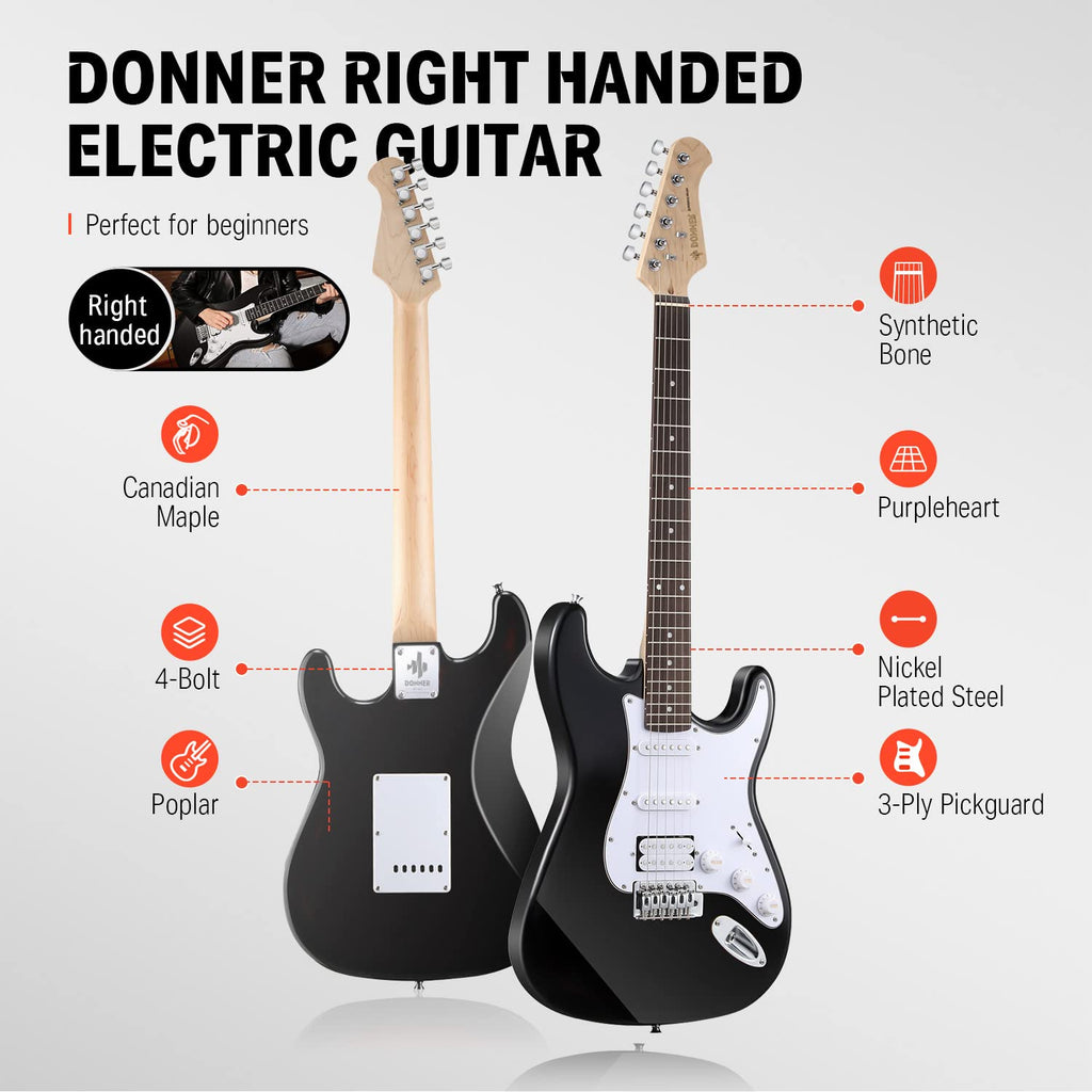 39 Inch Electric Guitar Beginner Kit H8184