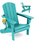 Folding Adjustable Adirondack Chair with Cup Holder Z933