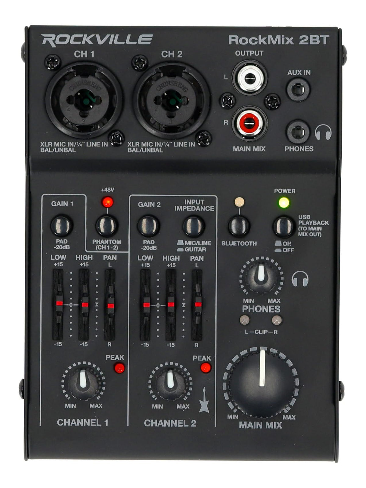 2-Channel USB Interface Mixer with Bluetooth T52862