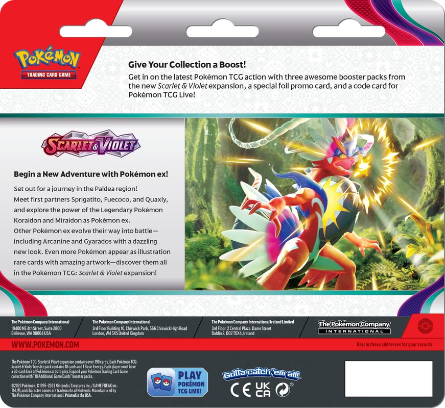 Pokemon TCG 3 Pack Blister W9297